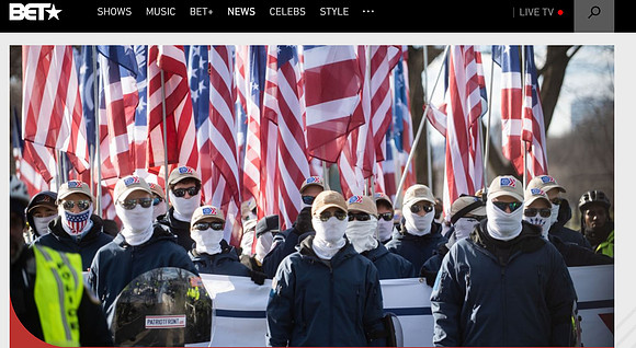 BET - Patriot Front Rally in DC