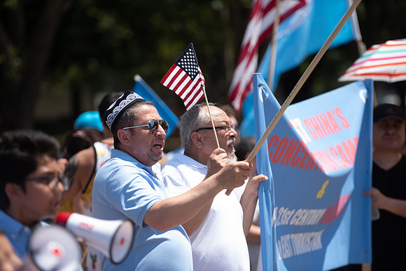 Uyghur Muslims March in DC on July 5th, 2019.