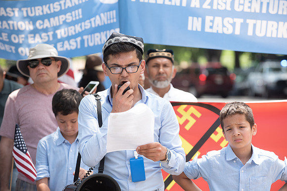 Uyghur Muslims March in DC on July 5th, 2019.