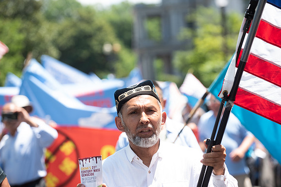 Uyghur Muslims March in DC on July 5th, 2019.
