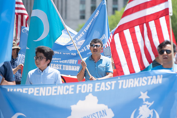 Uyghur Muslims March in DC on July 5th, 2019.