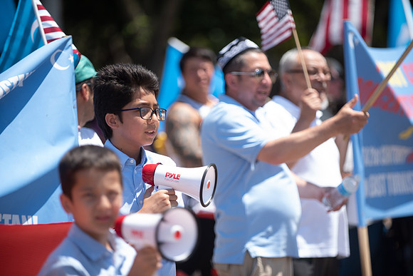 Uyghur Muslims March in DC on July 5th, 2019.