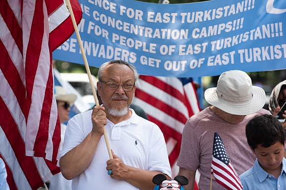 Uyghur Muslims March in DC on July 5th, 2019.