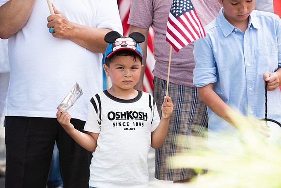 Uyghur Muslims March in DC on July 5th, 2019.
