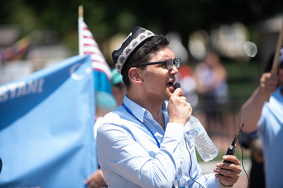 Uyghur Muslims March in DC on July 5th, 2019.