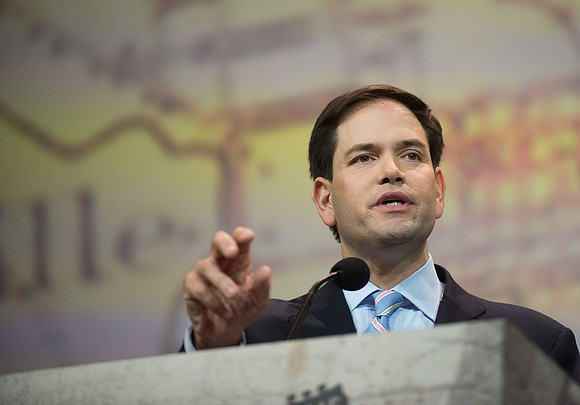 Republican Presidential Contenders Speak At 2015 NRA Convention.