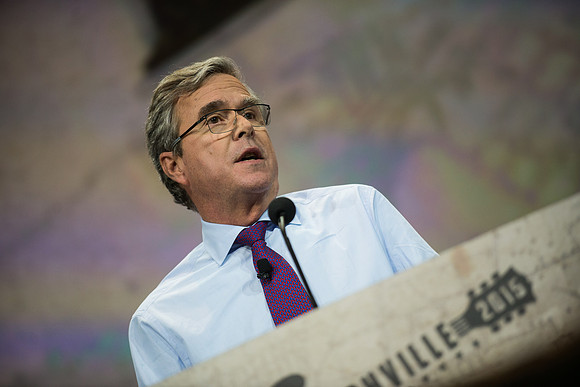 Republican Presidential Contenders Speak At 2015 NRA Convention.