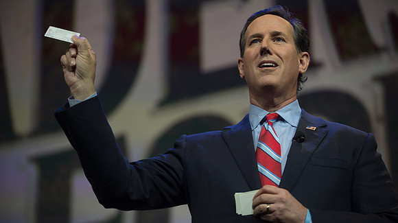 Republican Presidential Contenders Speak At 2015 NRA Convention.