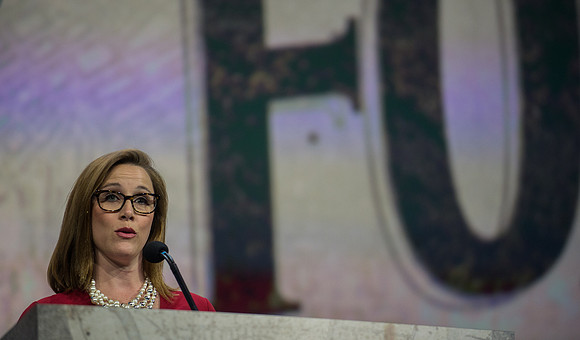 Republican Presidnetial Contenders Speak At 2015 NRA Convention