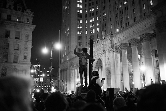 Protests against Police Violence in New York City Cross the Broo