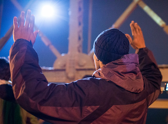 Protests against Police Violence in New York City Cross the Broo