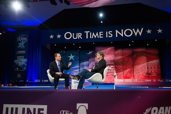 Reince Priebus and Sean Hannity