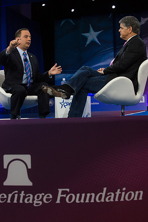 Reince Priebus and Sean Hannity