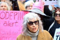 Lizz Winstead of the Lady Parts Justice League speaks to the media about Fox News.