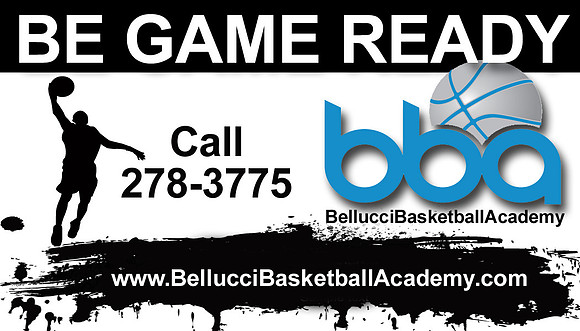 Bellucci Basketball Academy Business Card