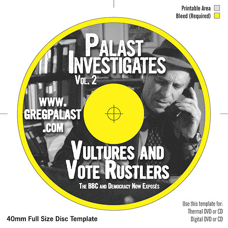 Greg Palast DVD Design