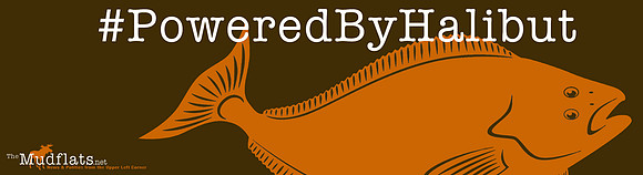 #PoweredByHalibut Bumpersticker