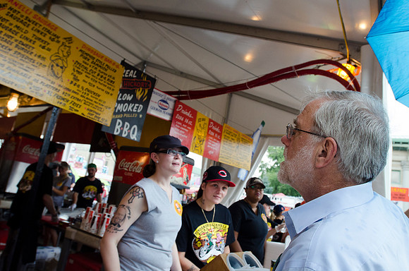 Howie Hawkins looks at the Dinosaud BBQ Menup
